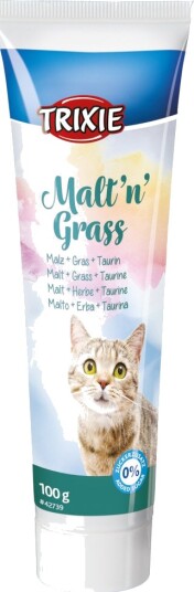 Trixie Malt'n'Grass Malt + Gress + Taurin Sparepakke 3 x 100 g Trixie Malt'n'Grass Malt + Gress + Taurin Sparepakke 3 x 100 g