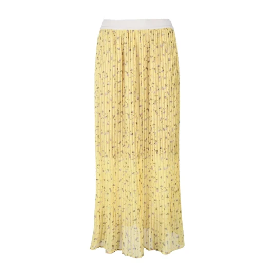 Semicouture Dame Skjørt Gul 2XS,