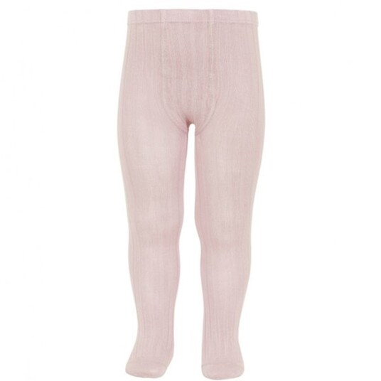Cóndor Strømpebukser Rib Rosa 6-12 mdr/0