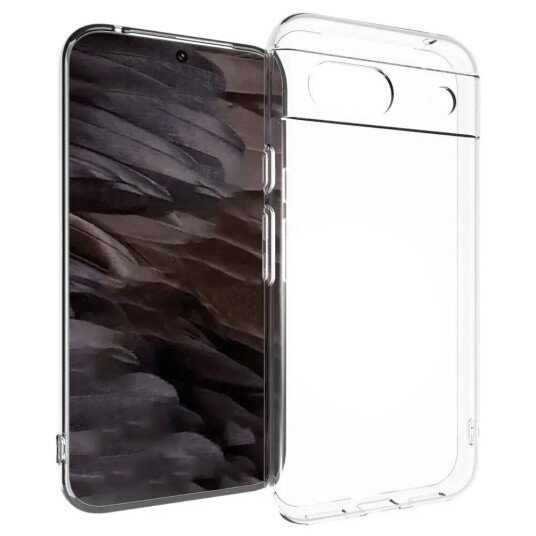 INCOVER Google Pixel 8a Fleksibelt Plastdeksel - Gjennomsiktig