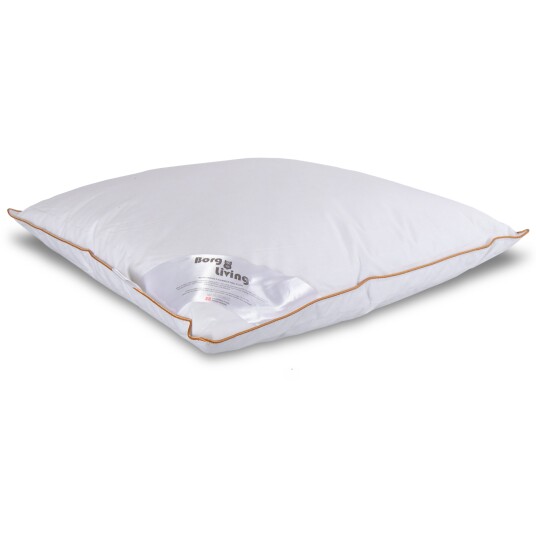 Borg Living Dunpute - 50x60 cm - Høy pute - 3-Lags Moskusdun - Borg Living