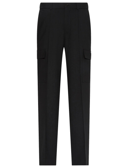 Calvin Klein Straight Bengaline Cargo Pants Black 31 x 32 Calvin Klein Straight Bengaline Cargo Pants Black 31 x 32
