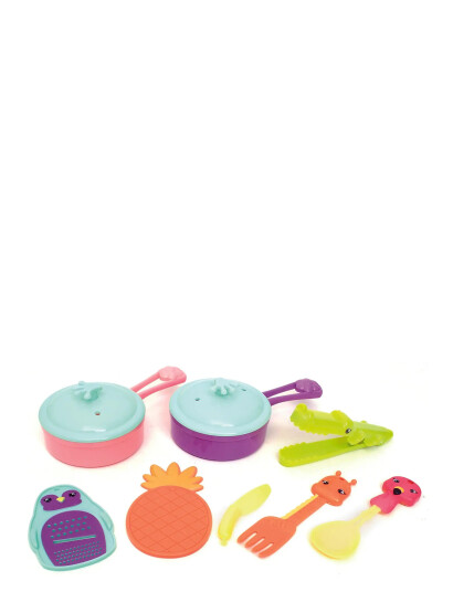 AMO Zoo Troop Cooking Utensils - Multi/patterned - ONE SIZE