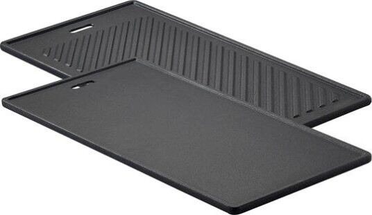 Rösle - Grillplate i støpejern 45x24 cm svart