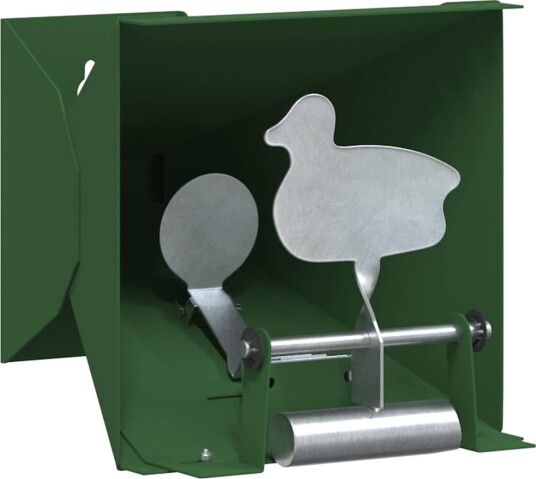 vidaXL Kulefanger grønn 14 x 14 x 19 cm Stål vidaXL Kulefanger grønn 14 x 14 x 19 cm Stål