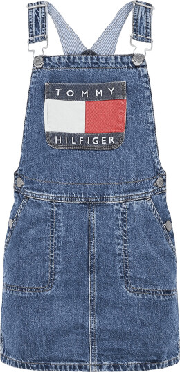 Tommy Hilfiger Dungaree Dress Heritage Flag Blue 46 Tommy Hilfiger Dungaree Dress Heritage Flag Blue 46