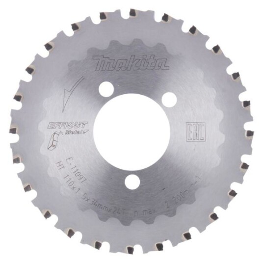 Makita E-11097 110 mm Sagblad 24T for Metall og Tre - Elektroverktøy tilbehør