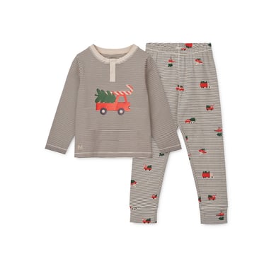 LIEWOOD Wilhelm pyjamassett Holiday vehicle/stripe LIEWOOD Wilhelm pyjamassett Holiday vehicle/stripe