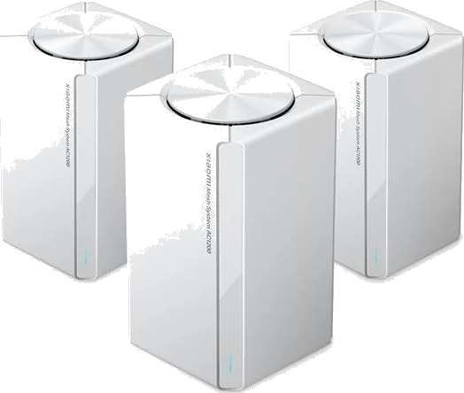 Xiaomi AC1200 Mesh Router System 3-Pack Wi-Fi 5 Dobbeltbånd Hvit Xiaomi AC1200 Mesh Router System 3-Pack Wi-Fi 5 Dobbeltbånd Hvit