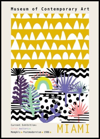 Museum of Contemporary Art Miami Plakat Plakat / 50x70cm