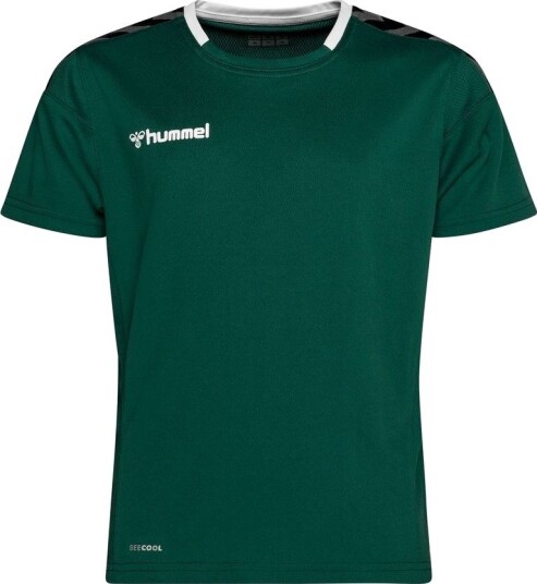 Hummel Spillerdrakt Authentic Poly   Grønn/Hvit Barn størrelse 140 cm