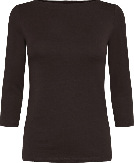 Vero Moda Maternity Vmmpanda Modal 3/4 Top Jrs   Brown   XXL