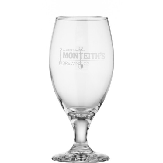 Monteiths ølglass. Monteiths ølglass.