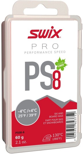 Swix Ps8 Red -4°c/+4°c 60g Nc 1 Swix Ps8 Red -4°c/+4°c 60g Nc 1