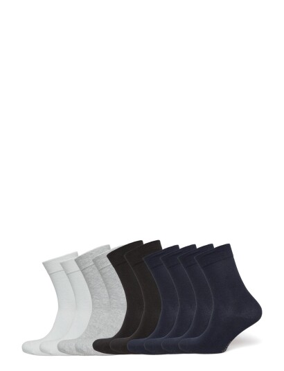 Björn Borg Essential Sock 10P Grey 36 40 Björn Borg Essential Sock 10P Grey 36 40