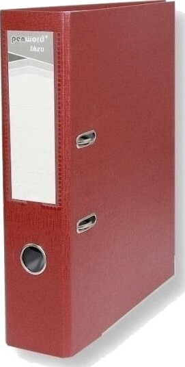 Vaupe Ringperm A4 Med Beslag 7,5 Cm Bordeaux Vaupe Ringperm A4 Med Beslag 7,5 Cm Bordeaux