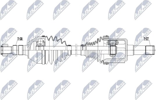 NTY NPW PL 171 Drivaksel