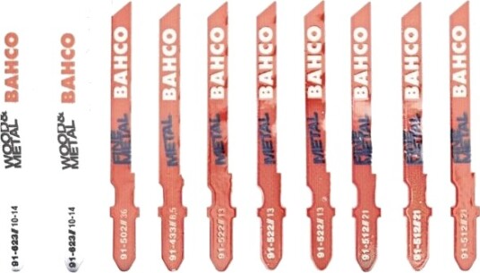 Bahco Stikksagblad For Metall 91-Metal-10P Bahco Stikksagblad For Metall 91-Metal-10P