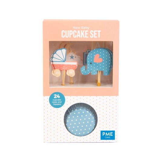 Cupcake Sett Baby Pk/24 Cupcake Sett Baby Pk/24
