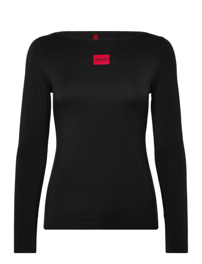 Hugo Ls Shirt Thermal Black M Hugo Ls Shirt Thermal Black M