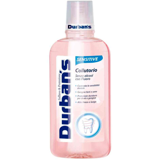 Durban"s Munnvann Sensitive Alkoholfri 500 ml.