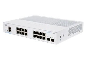 Cisco Business 250 Series Cbs250-16T-2G - Switch - L3 - Smart - 16 X 10/100/1000 + 2 X Gigabit Sfp - Rackmonterbar - Gjenfabrikert