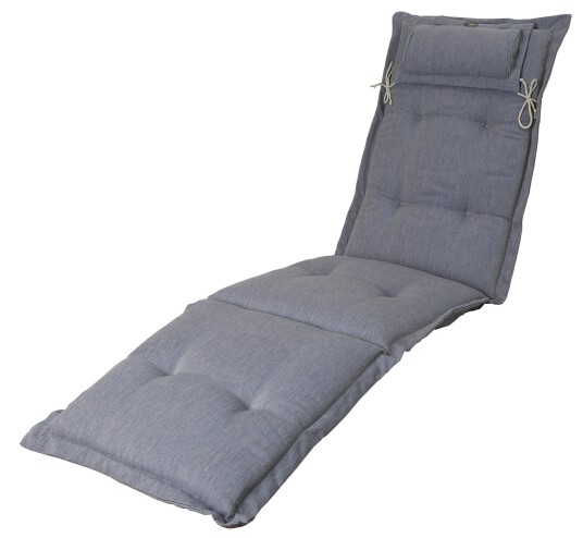 Fritab Dekkstolpute Denimblå Canyon med nakkepute Blå