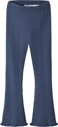 Name It Nmfleanna Flare Knit Pant Blue 110