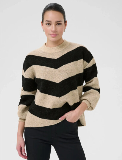 Kaffe Kaverana Knit Pullover - Beige - XS