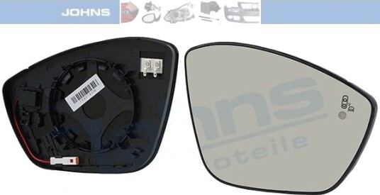 Speilglass ytterspeil JOHNS 55 59 38 83