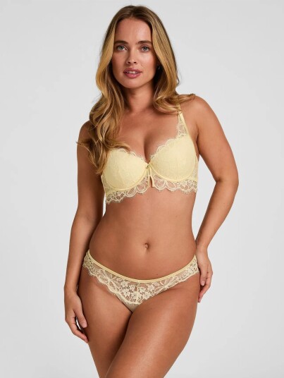 Hunkemöller Prina Brasilian R Yellow XL
