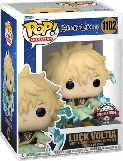 Northix POP-figur Black Clover Luck Voltia Exclusive