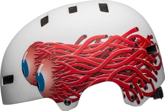 Bell Kask Juniorski Bell Span Matte White Eyes Roz. Xs (49–53 Cm) (New) Bell Kask Juniorski Bell Span Matte White Eyes Roz. Xs (49–53 Cm) (New)