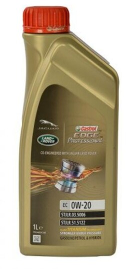 Motorolje CASTROL 0W20 EDGE PROFESSIONAL TITANIUM EC 1L