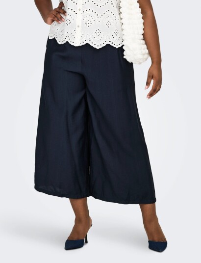 ONLY Carmakoma Carjoanna Calf Skirt Pant Wvn Navy 46