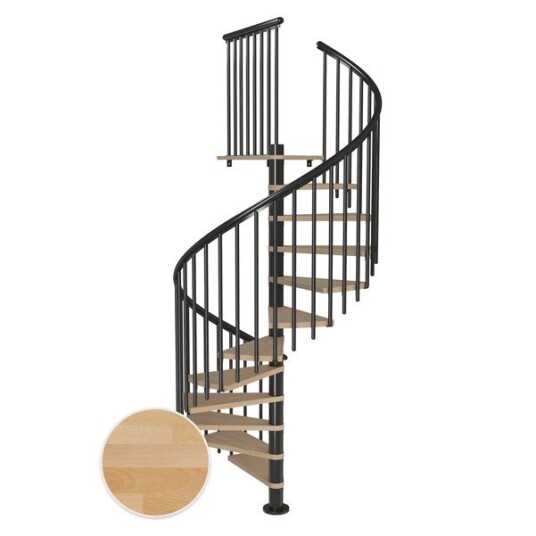 Dolle Montreal Spiral Bøk Oljet 7016 Classic4 11T Ø160 Dolle Montreal Spiral Bøk Oljet 7016 Classic4 11T Ø160