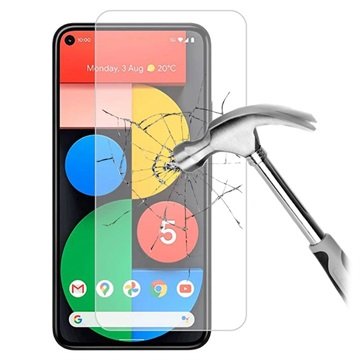 Google Pixel 5 Beskyttelsesglass 9H Gjennomsiktig