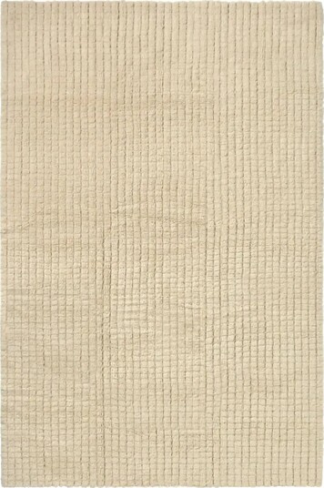 Lorena Canals Wool Rug Net   Beige   80X 140CM