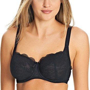 Freya BH Fancies Balcony K Cup Bra Svart N 75 Dame Freya BH Fancies Balcony K Cup Bra Svart N 75 Dame