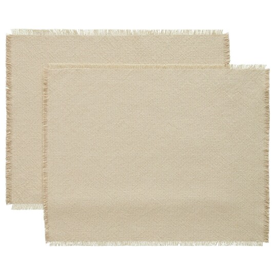 Decotique Ravella Spisebrikke 35x45 cm 2 pk Sand / Off white