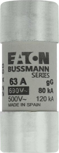 Eaton Sylindrisk sikring 22x58 63A GG 690V AC