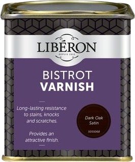 Produit Liberon Lakk Bistrot Mørk Eik Silkematt 0.25l Produit Liberon Lakk Bistrot Mørk Eik Silkematt 0.25l