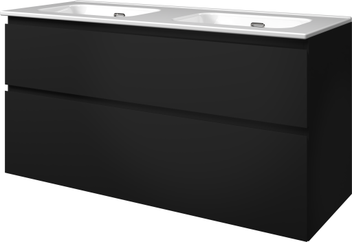 Sanibell Proline møbelpakke, 121x46 cm, matt sort Sanibell Proline møbelpakke, 121x46 cm, matt sort