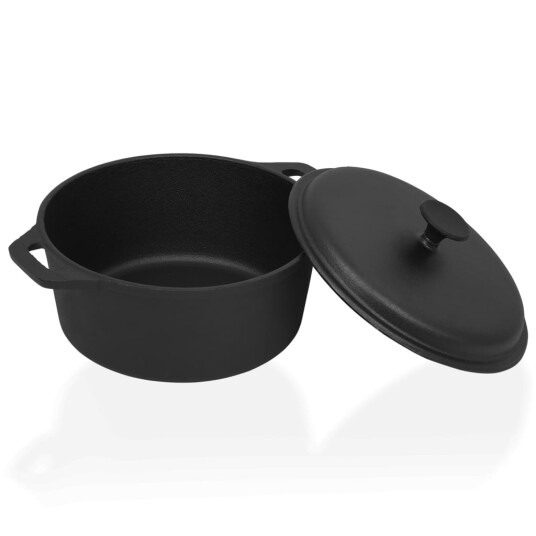 vidaXL Gryte Ø26,5 cm støpejern