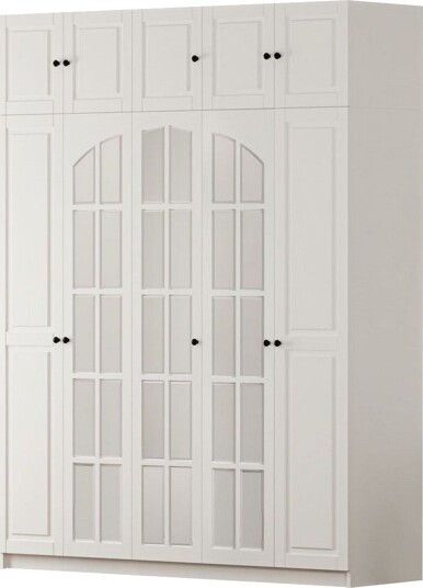 Talren Garderobe 175x210 cm - Matt Hvit