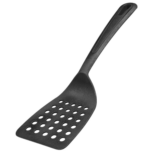 Westmark Stekespade Gentle med stor hullete kontaktoverflate; 31x9.3x3.5 cm LxBxH; Svart Westmark Stekespade Gentle med stor hullete kontaktoverflate; 31x9.3x3.5 cm LxBxH; Svart