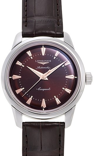 Longines Herreklokke L1.649.4.62.2 Conquest Heritage Brun/Lær Ø38 mm Longines Herreklokke L1.649.4.62.2 Conquest Heritage Brun/Lær Ø38 mm