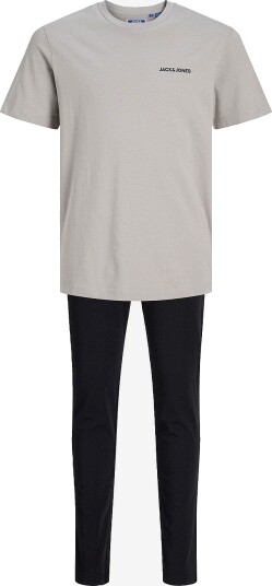 Jack & Jones Junior Sett jacEverest SS Tee And Pants W J Grå