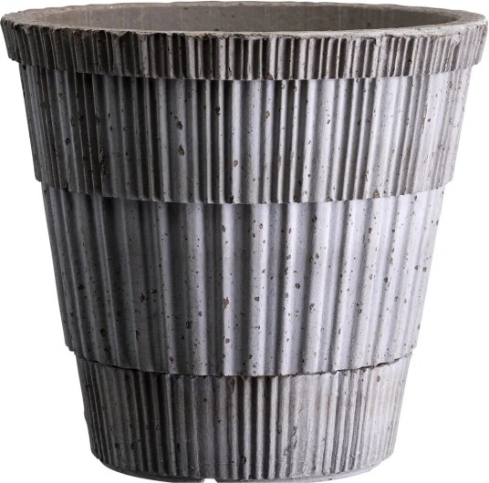Bergs Potter Atlas raw krukke Grey, Ø18 cm