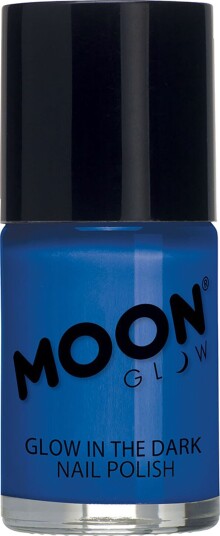 Moon Creations Selvlysende Neglelakk - Blå